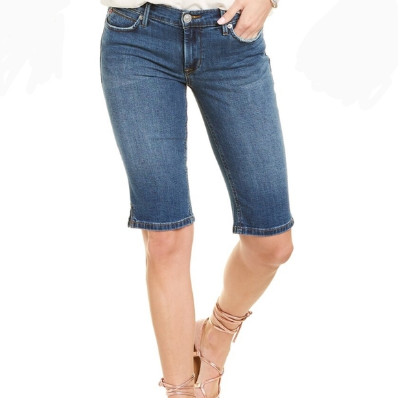 Hudson Shorts Knee Viceroy Denim Visalia Blue Five Pocket Style Zip Fly 30 NWOT - Picture 4 of 10